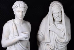 Set of Four Italian neoclassical  Marble Statues of the Four Seasons
