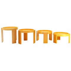 Four Marema Stackable Coffee Tables by Gianfranco Frattini for Cassina, 1950s