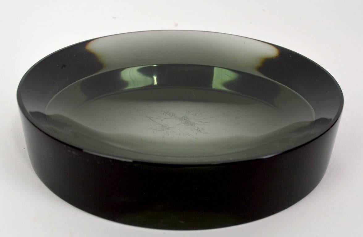 Four Matched Murano Smoked Glass Bowls For Sale at 1stDibs