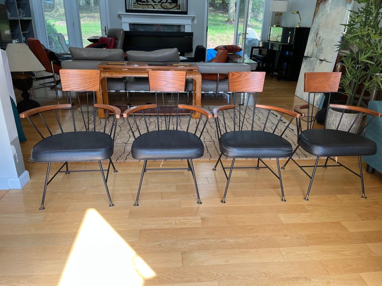 Mid-Century Modern Four MCM Armchairs Designed by Richard McCarthy for Selrite