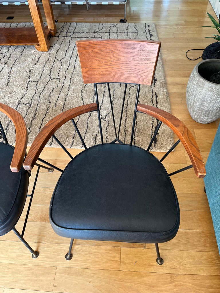 Four MCM Armchairs Designed by Richard McCarthy for Selrite In Good Condition In Southampton, NJ