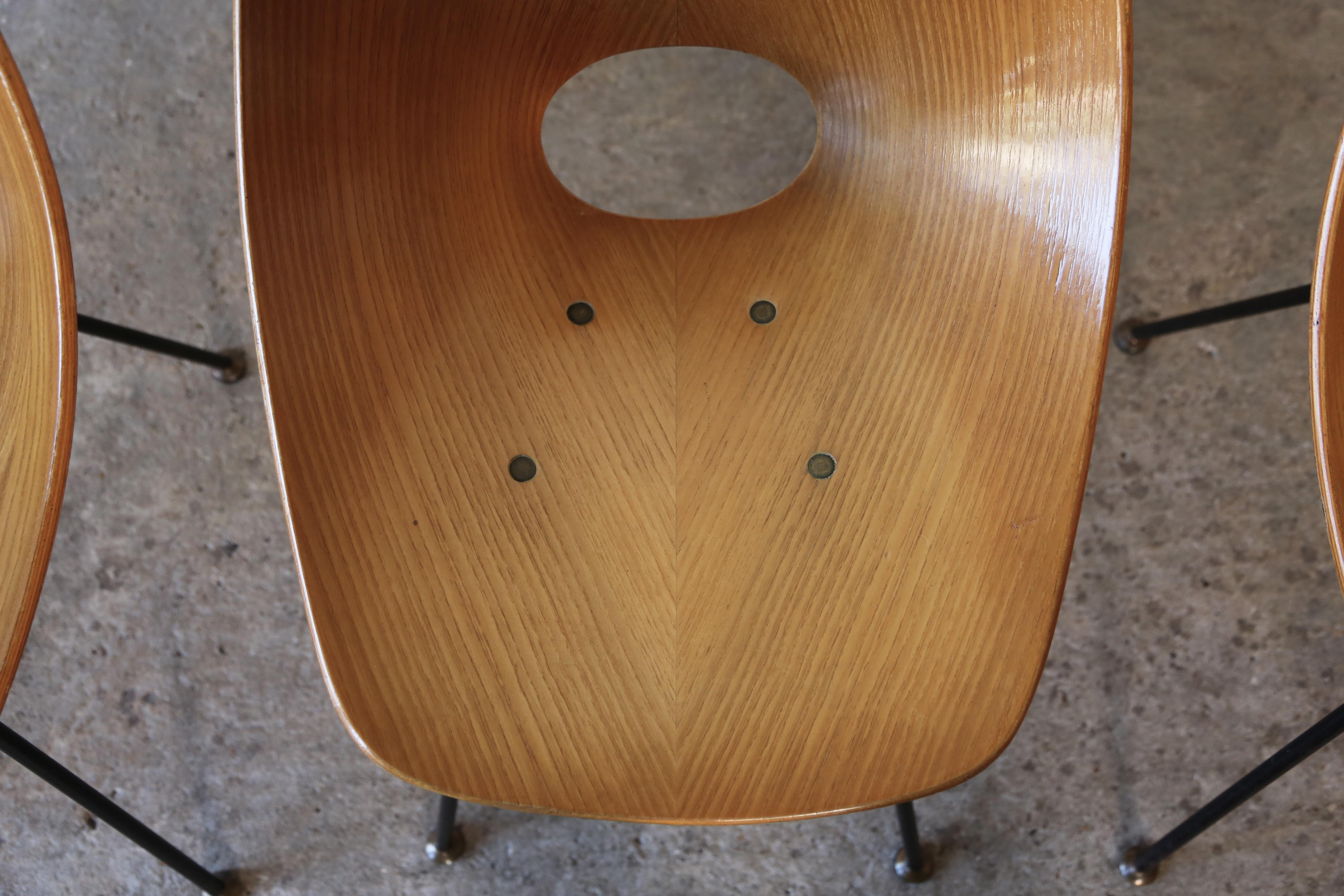 Quatre chaises Medea de Vittorio Nobili, Fratelli Tagliabue, Italie, années 1950 en vente 8