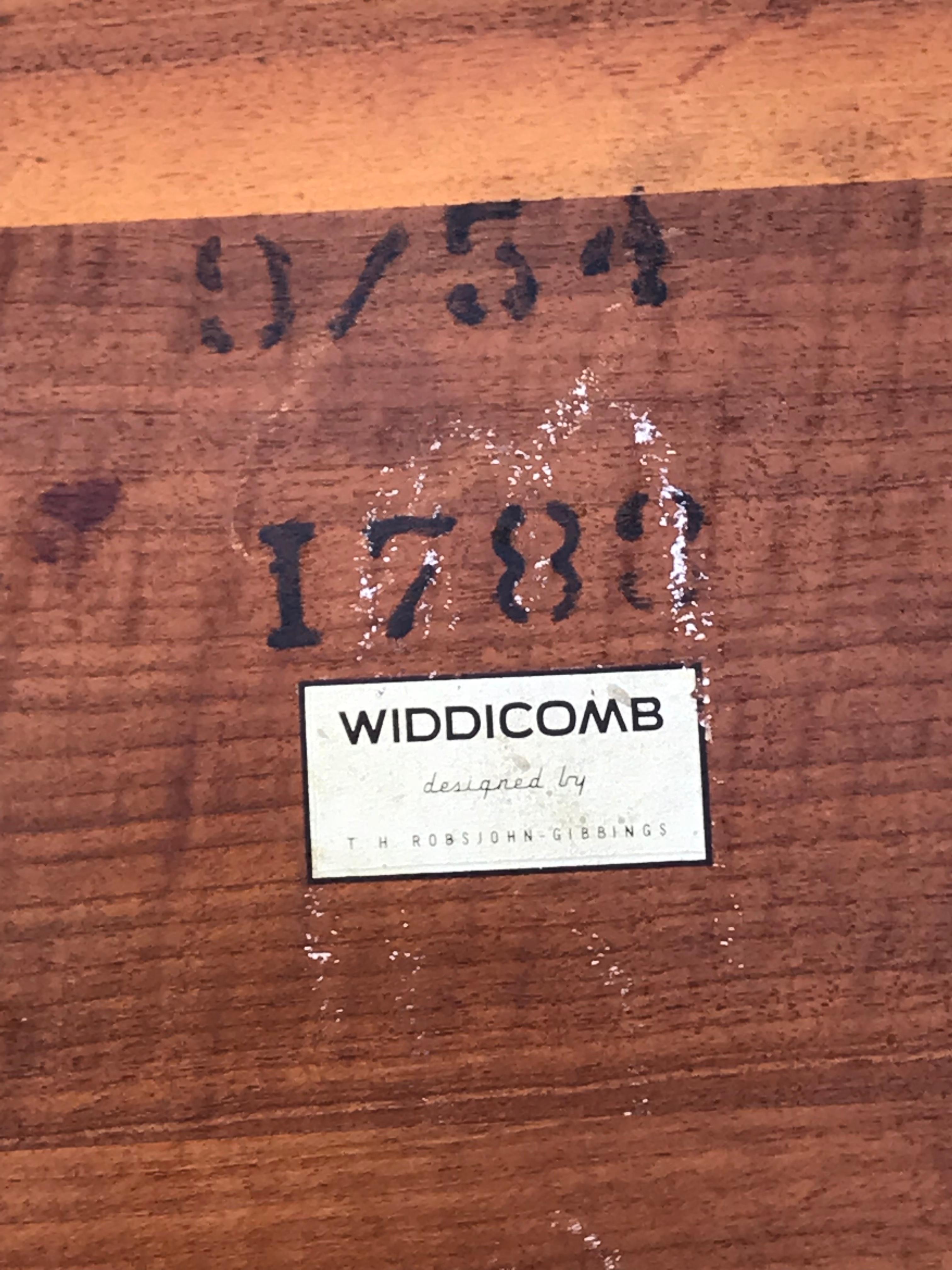 Four Mid Century Black Nesting Tables by T.H. Robsjohn-Gibbings for Widdicomb 1
