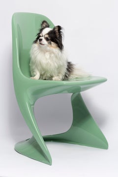 Vier Casalino-Stühle aus der Mitte des Jahrhunderts in Jadegrün, Alexander Begge, Casala, 1970er Jahre