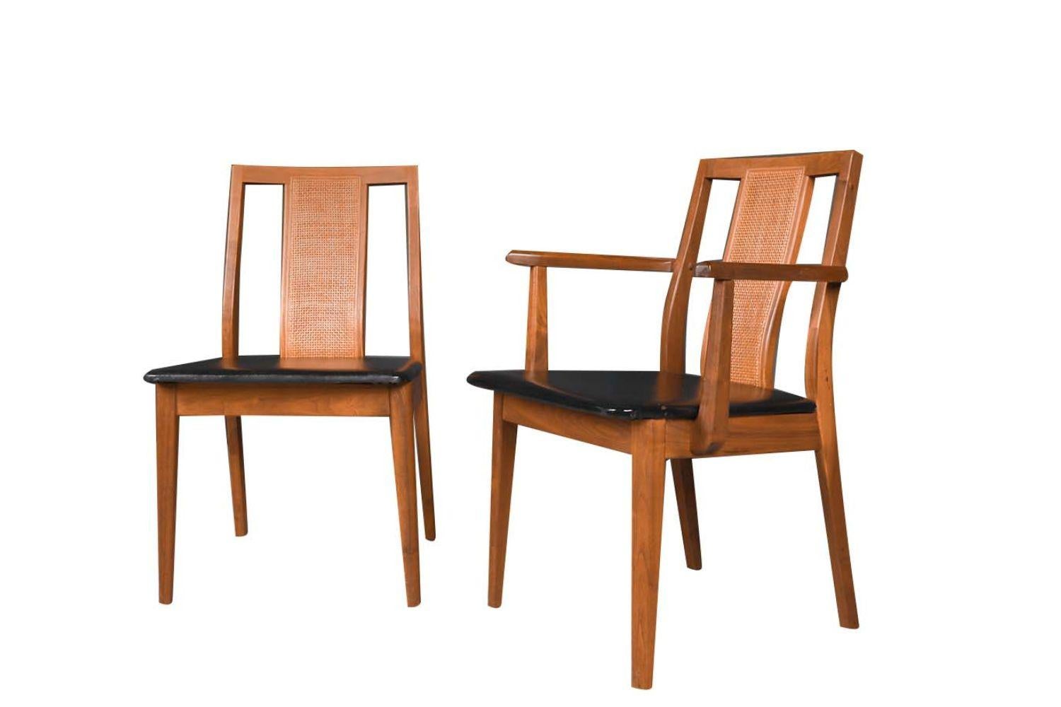 Four Midcentury Chairs in the Style of Edward Wormley 1