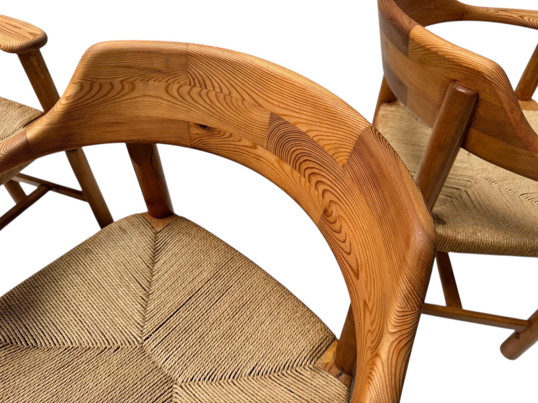 Quatre fauteuils modernes du milieu du siècle par Rainer Daumiller, 1970 en vente 5