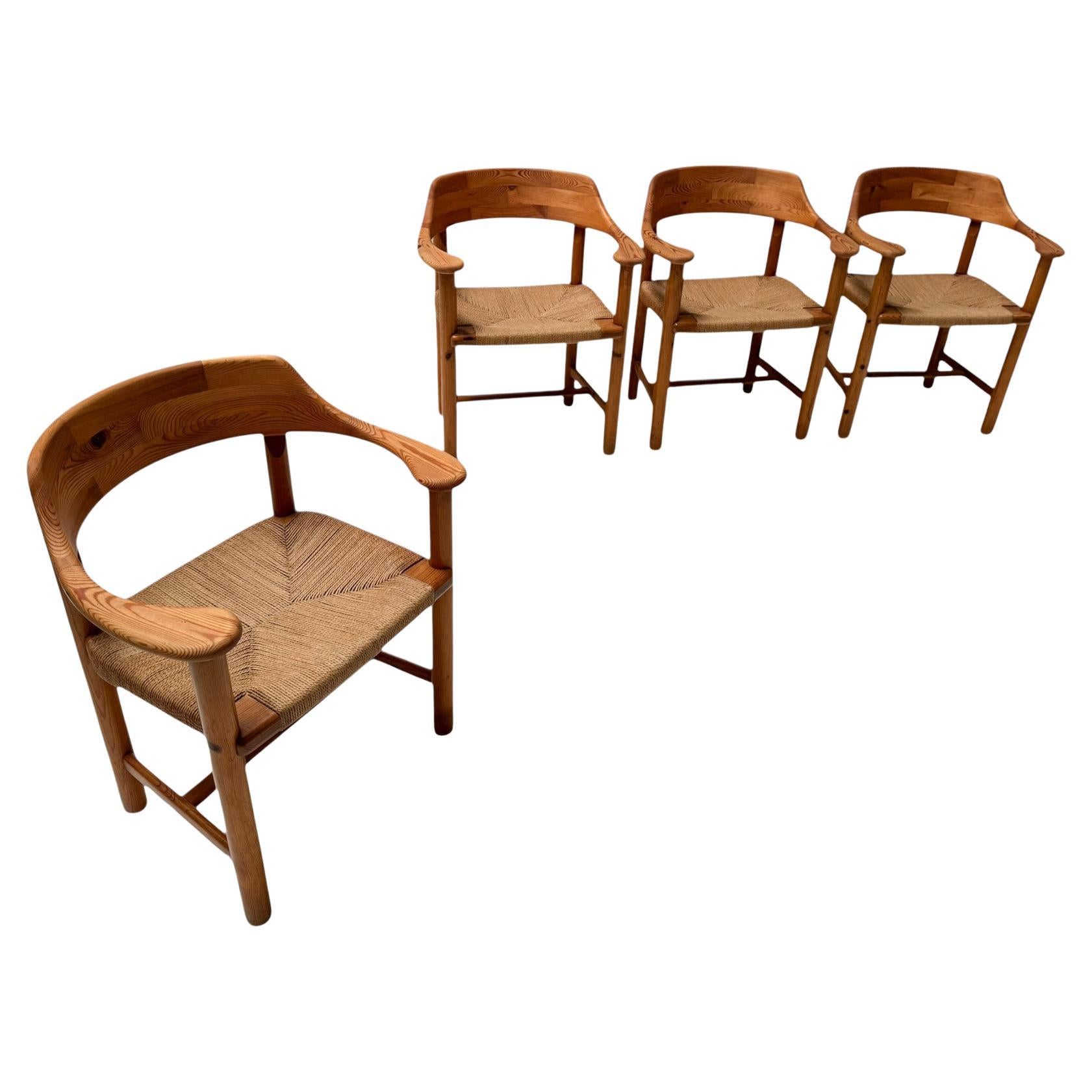 Quatre fauteuils modernes du milieu du siècle par Rainer Daumiller, 1970