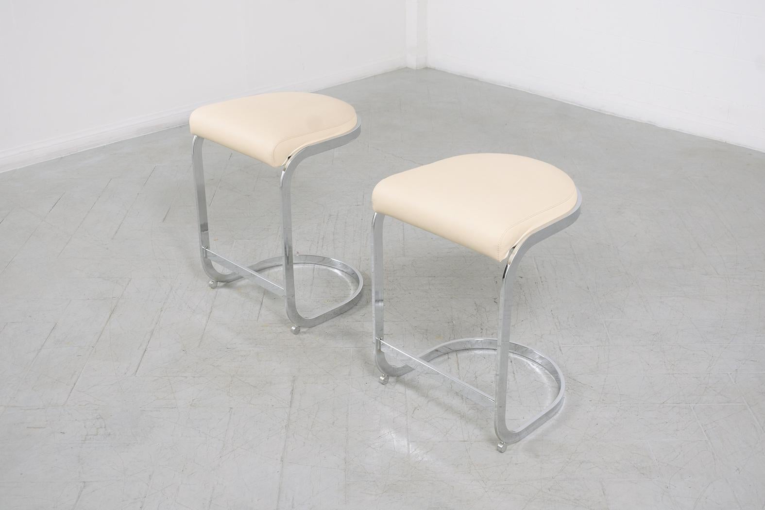 Four Mid-Century Modern Barstools 2