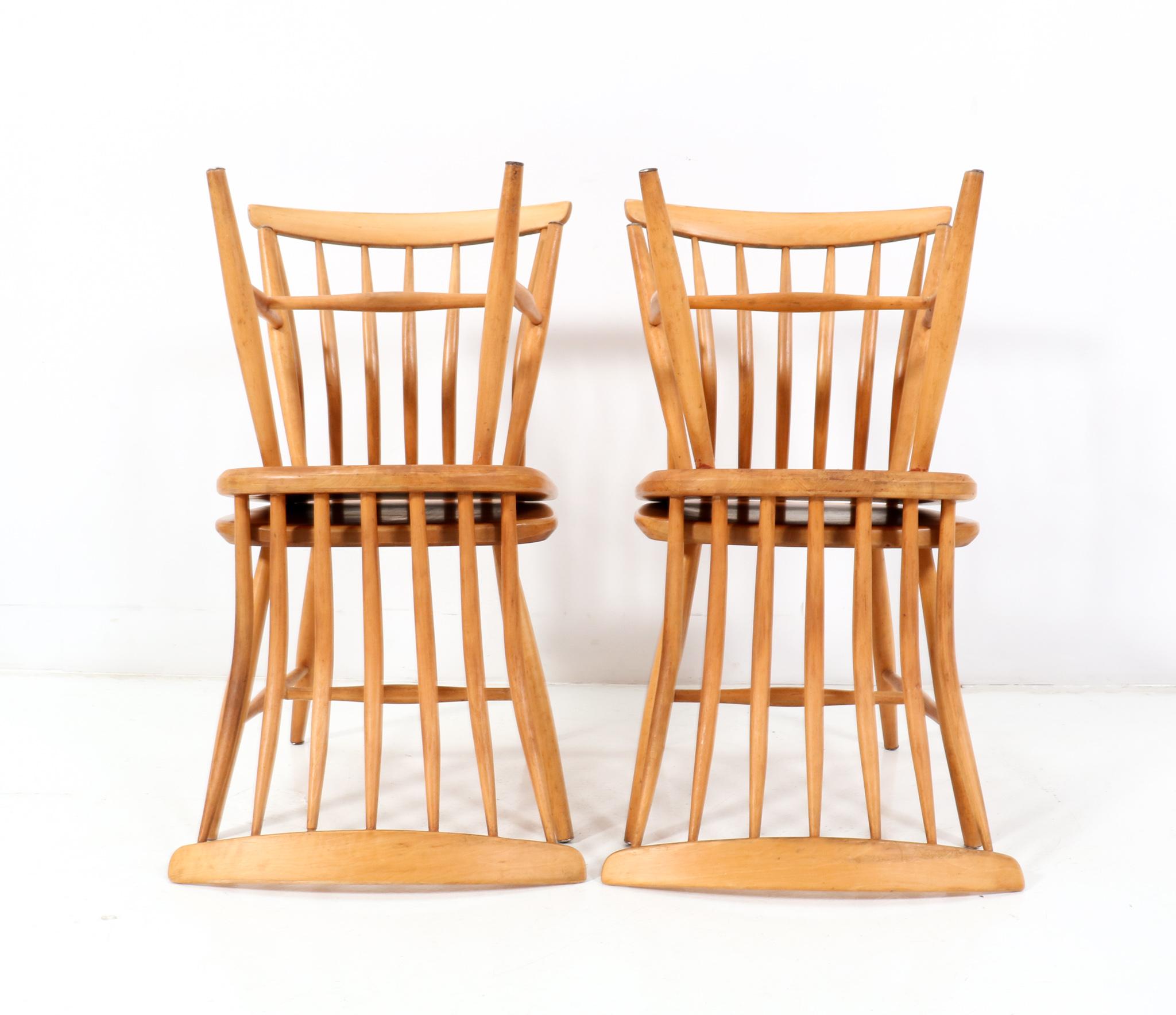 Quatre chaises modernes du milieu du siècle par Bengt Akerblom & Gunnar Eklöf pour Akerblom Bon état - En vente à Amsterdam, NL