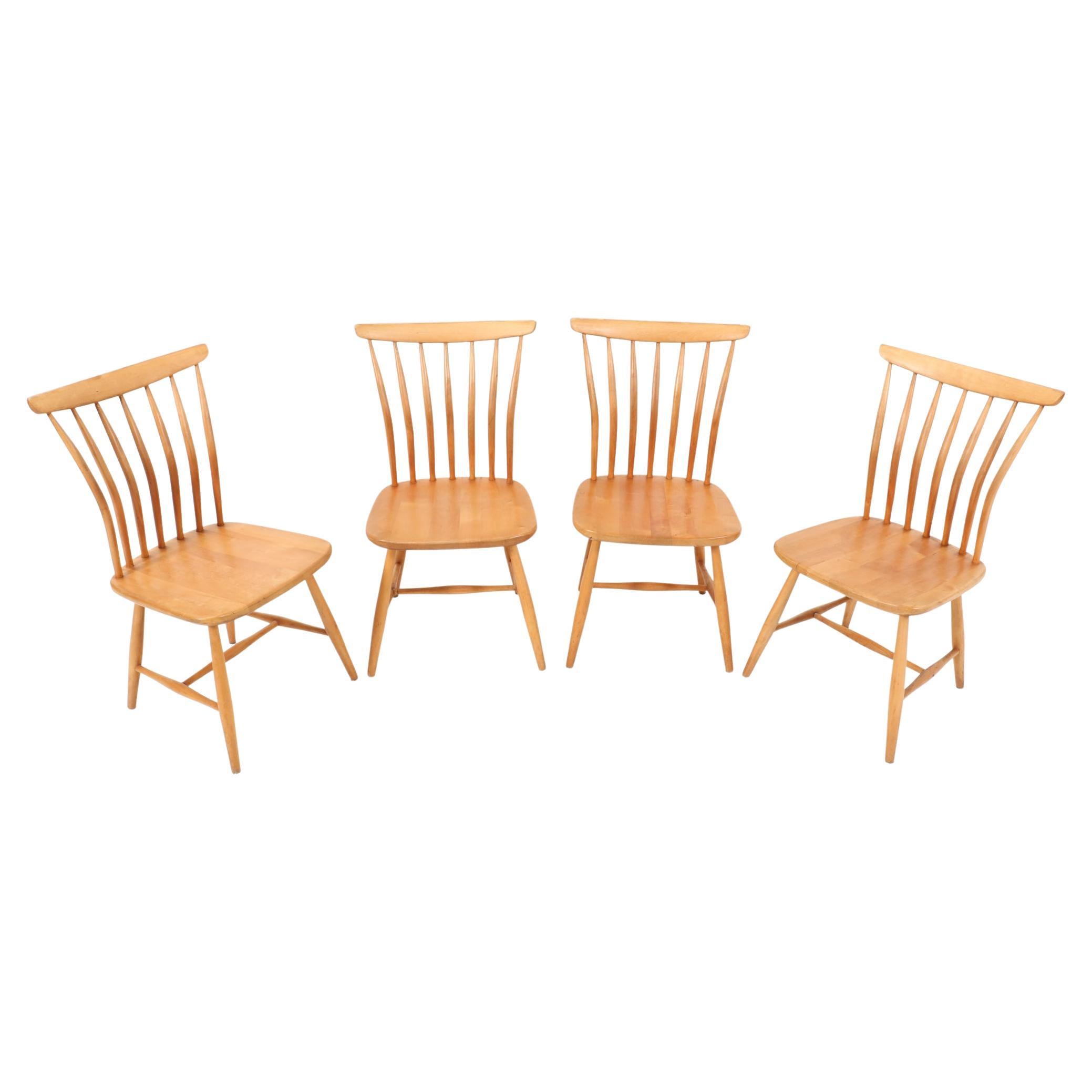 Four Mid-Century Modern Chairs by Bengt Akerblom & Gunnar Eklöf for Akerblom For Sale