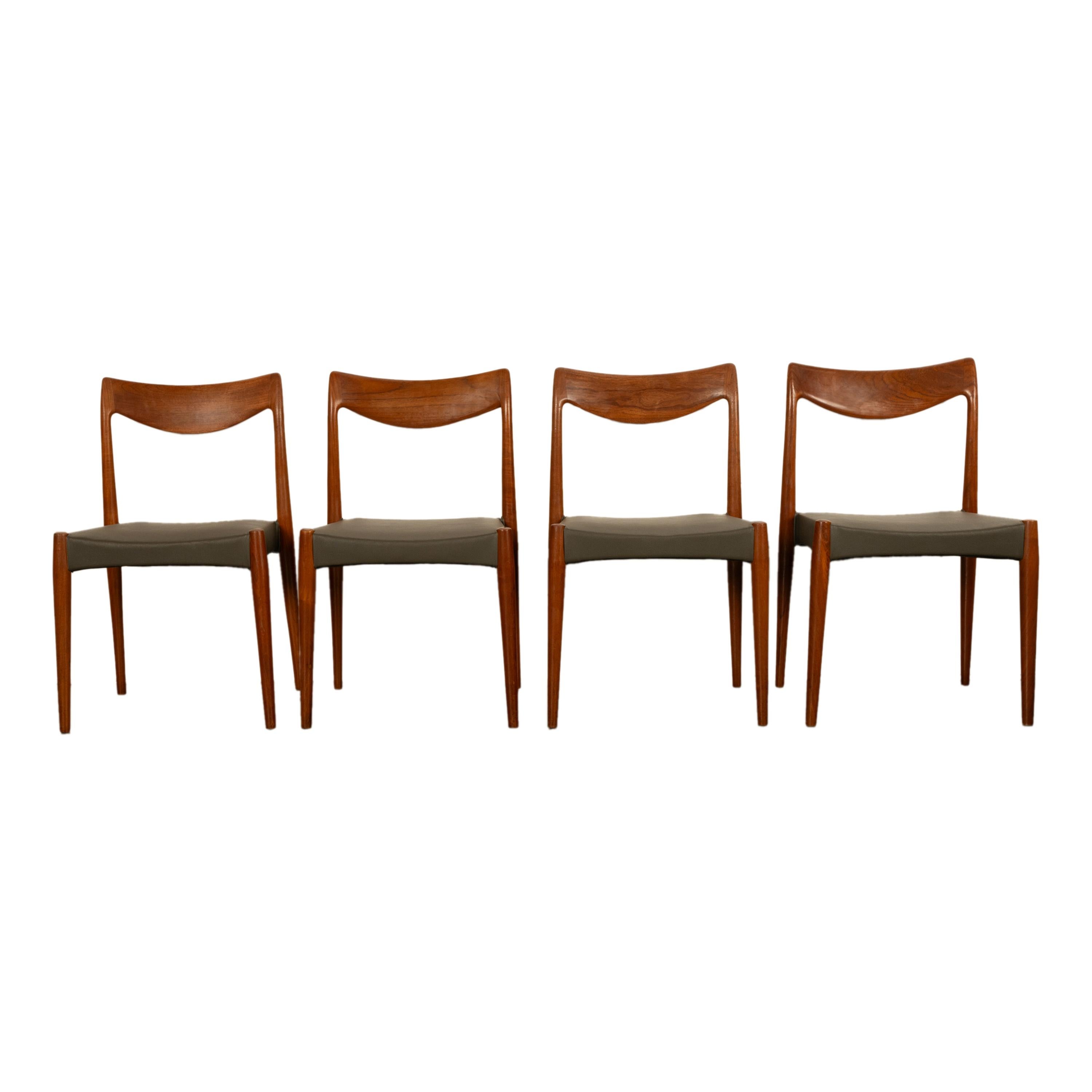 Four Mid Century Modern Danish 