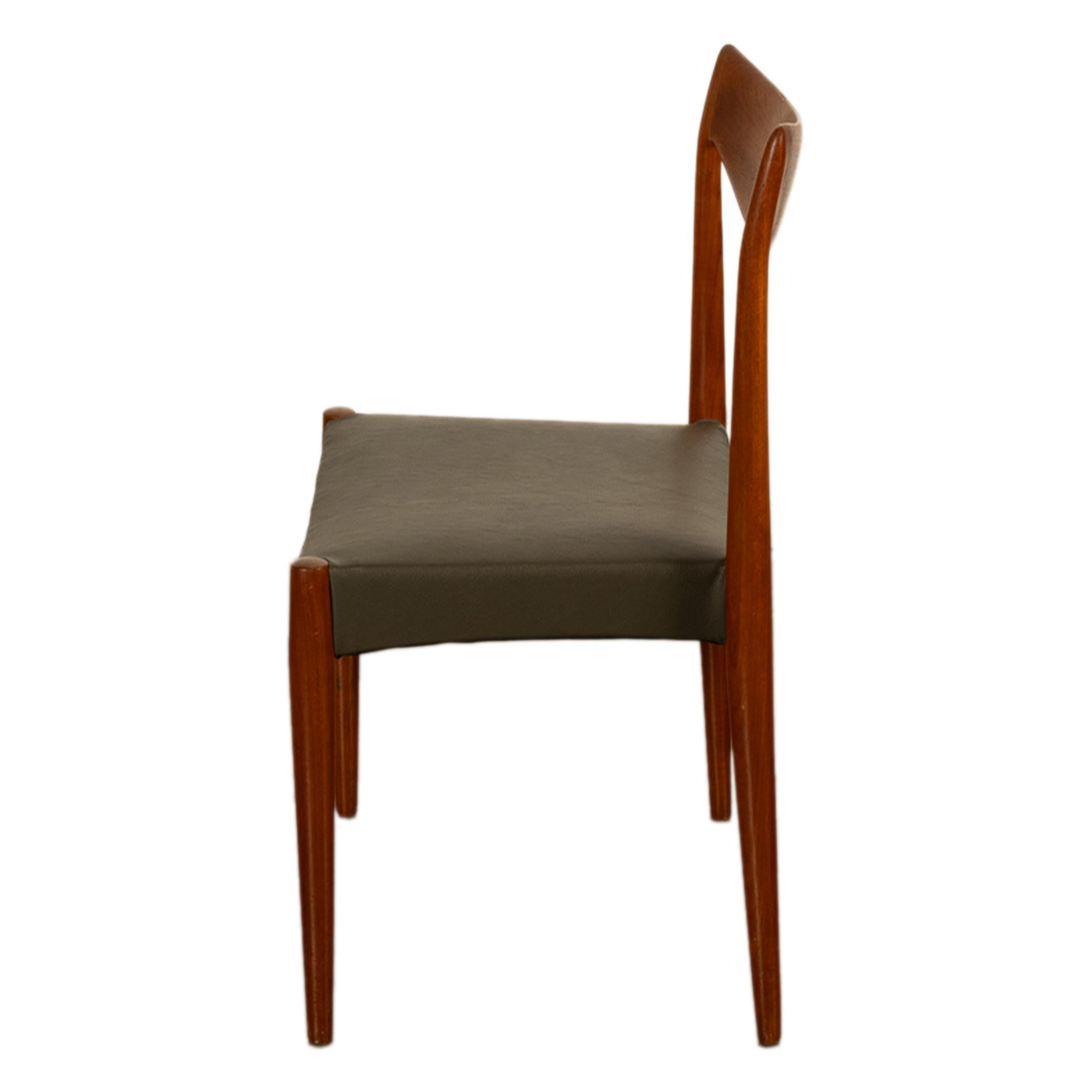 Four Mid Century Modern Danish 