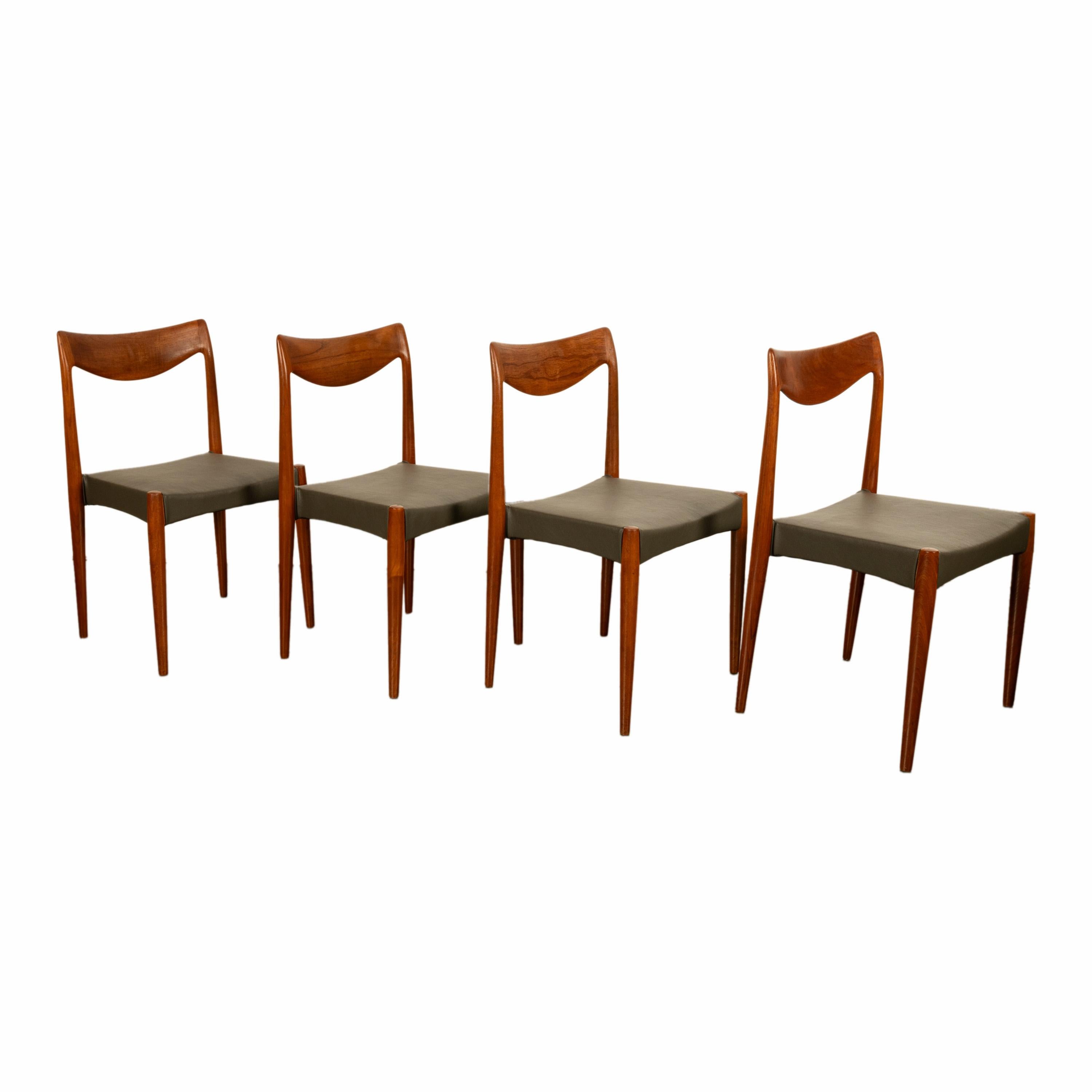 Mid-Century Modern Four Mid Century Modern Danish 