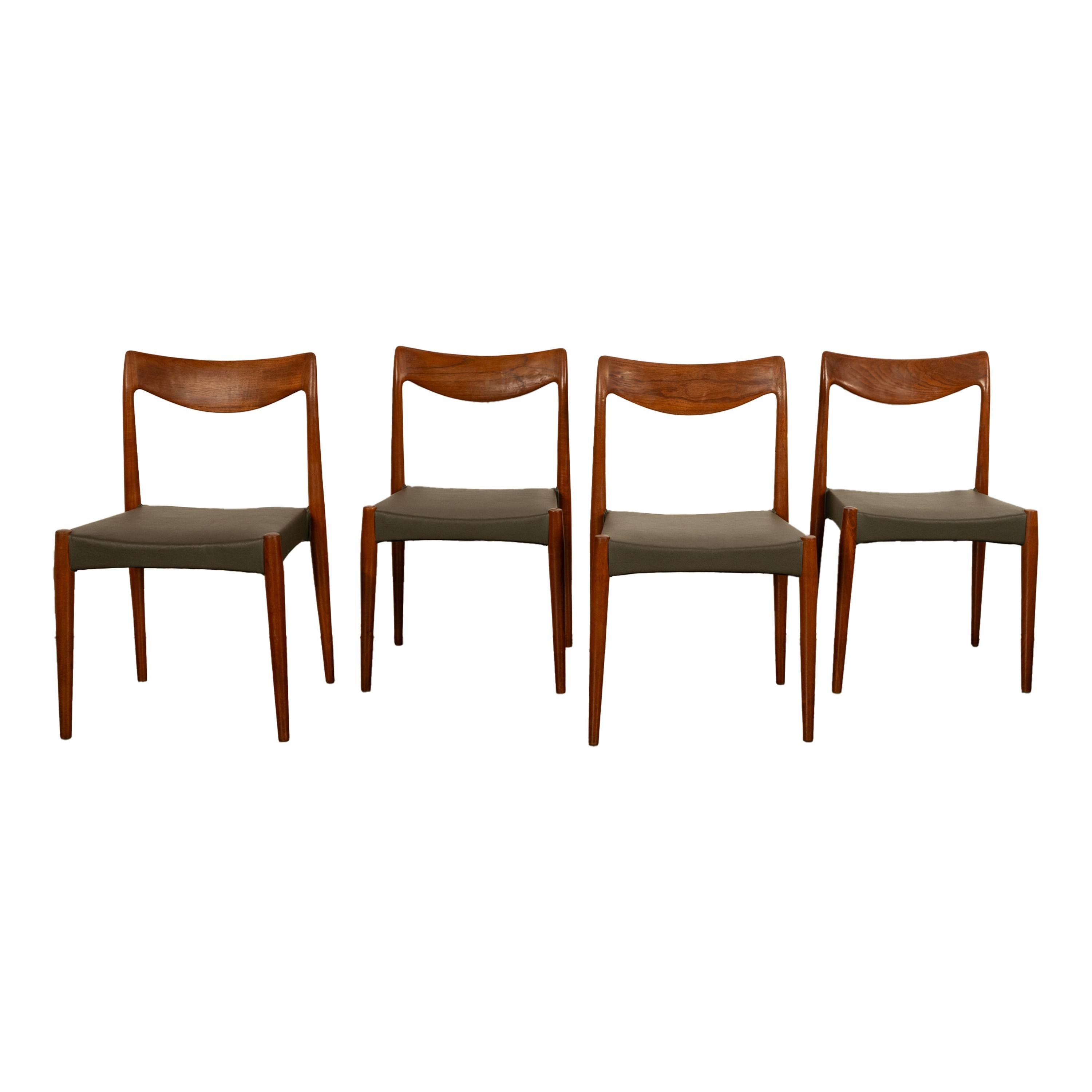Four Mid Century Modern Danish 
