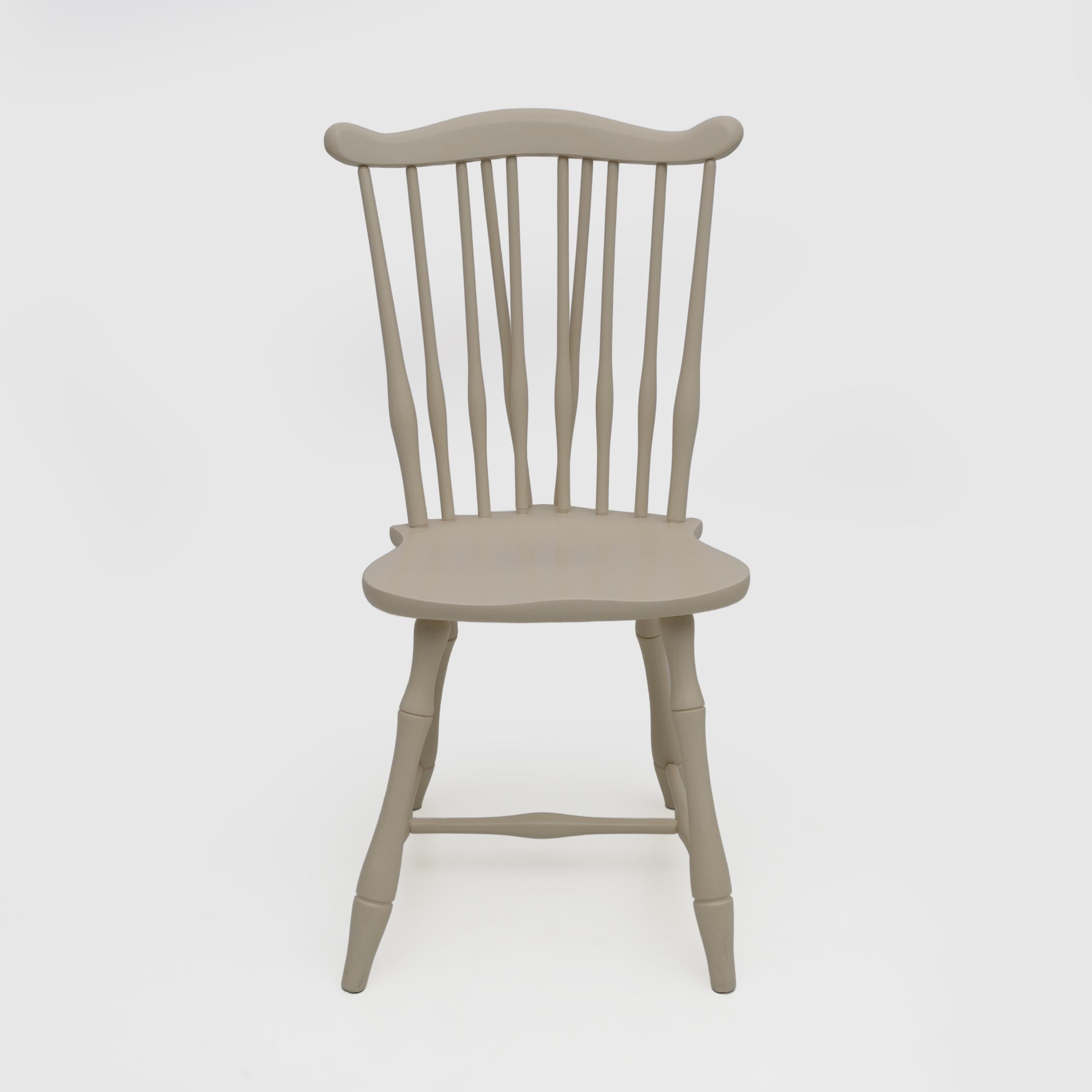 Beech Four Mid-Century Modern Italian Lacquer Dining chairs by Pizzetti Roma, 1960s For Sale