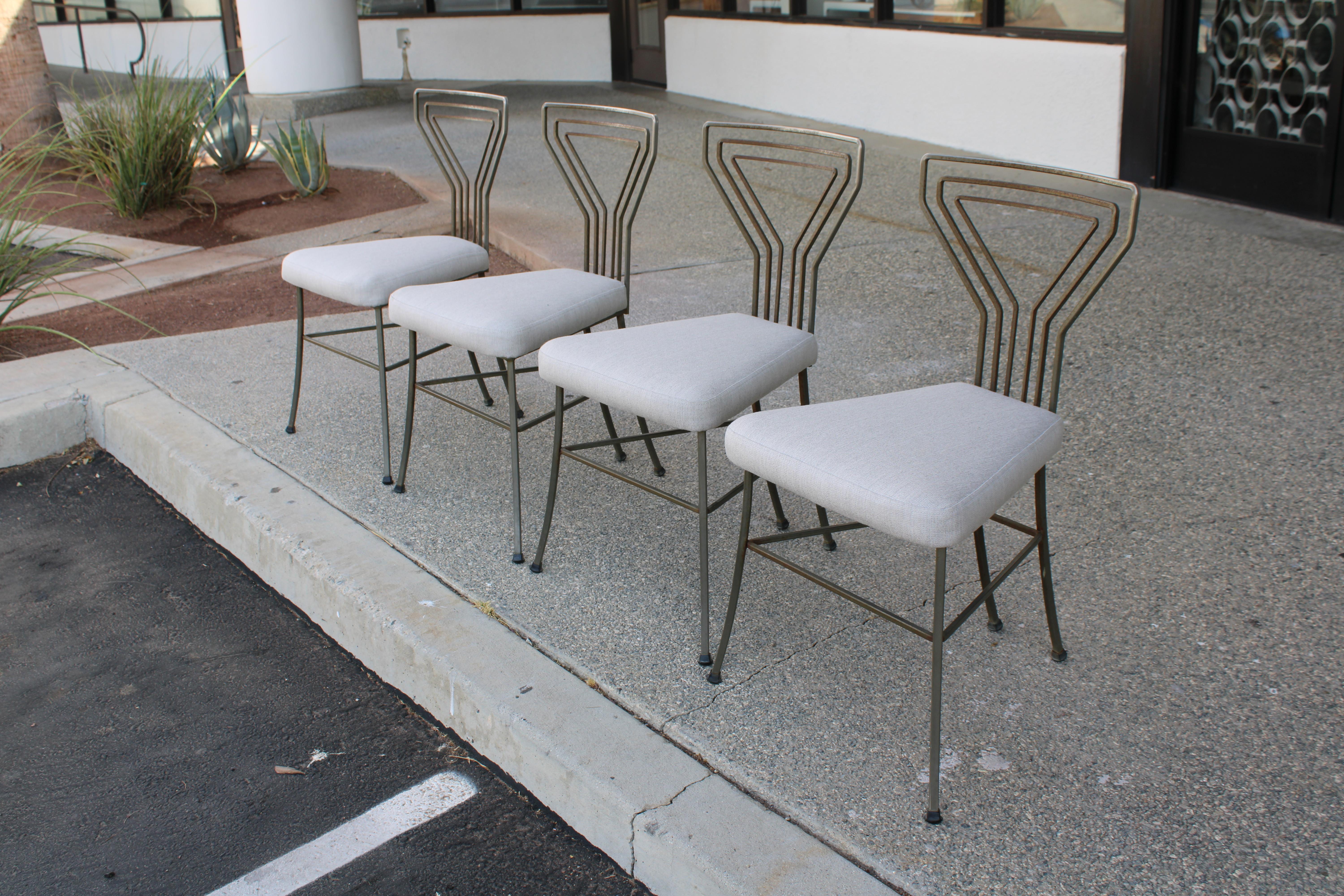 Mid-Century Modern Four Mid Century Patio Chairs For Sale