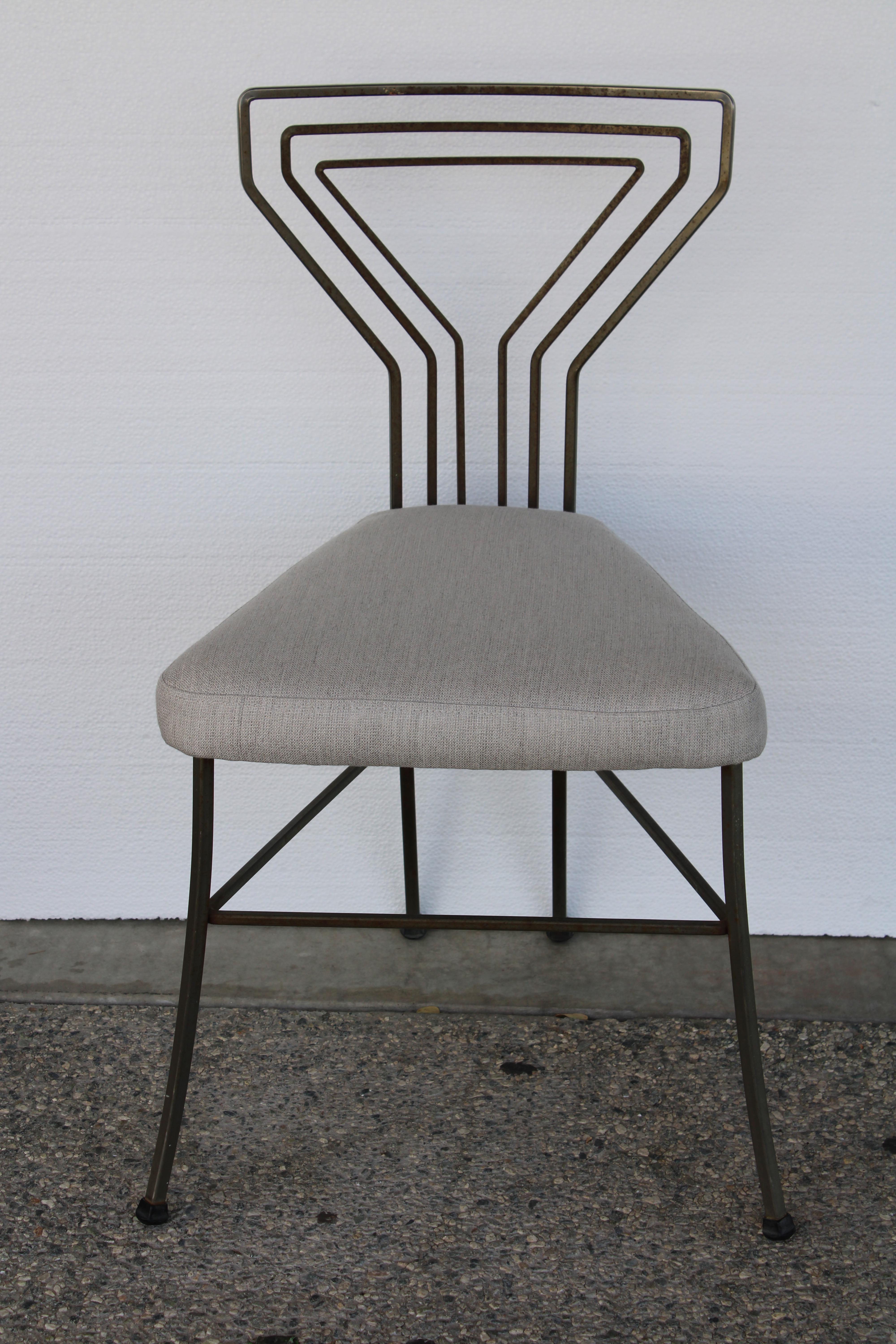 American Four Mid Century Patio Chairs For Sale