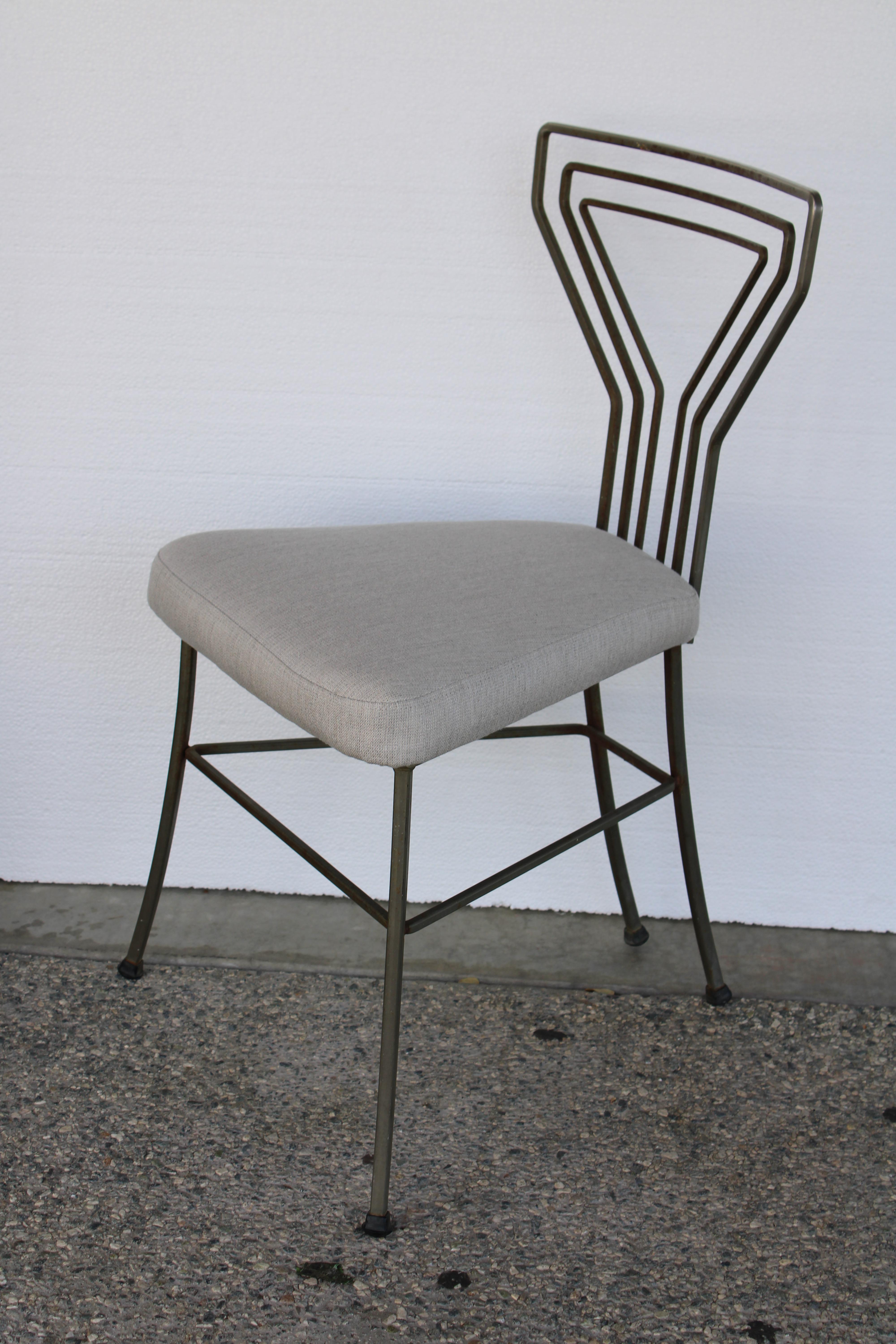 Late 20th Century Four Mid Century Patio Chairs For Sale
