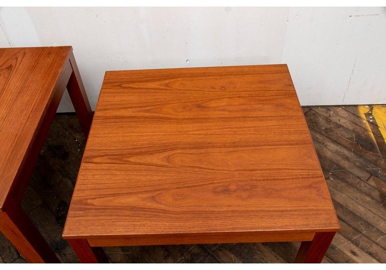 Four MidCentury Teak Tables by Vejle Stole Mobel Fabrik Denmark For