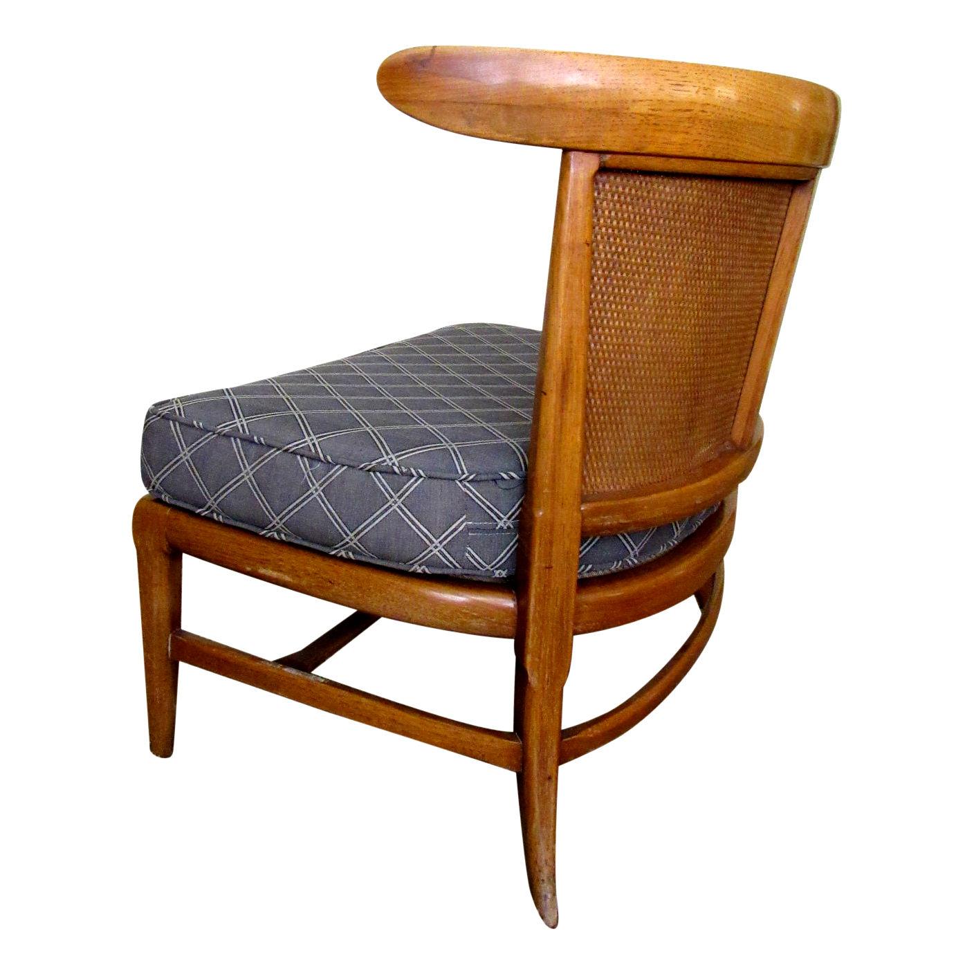 20th Century Four Midcentury Tomlinson Sophisticate Slipper Chairs, circa 1956 For Sale