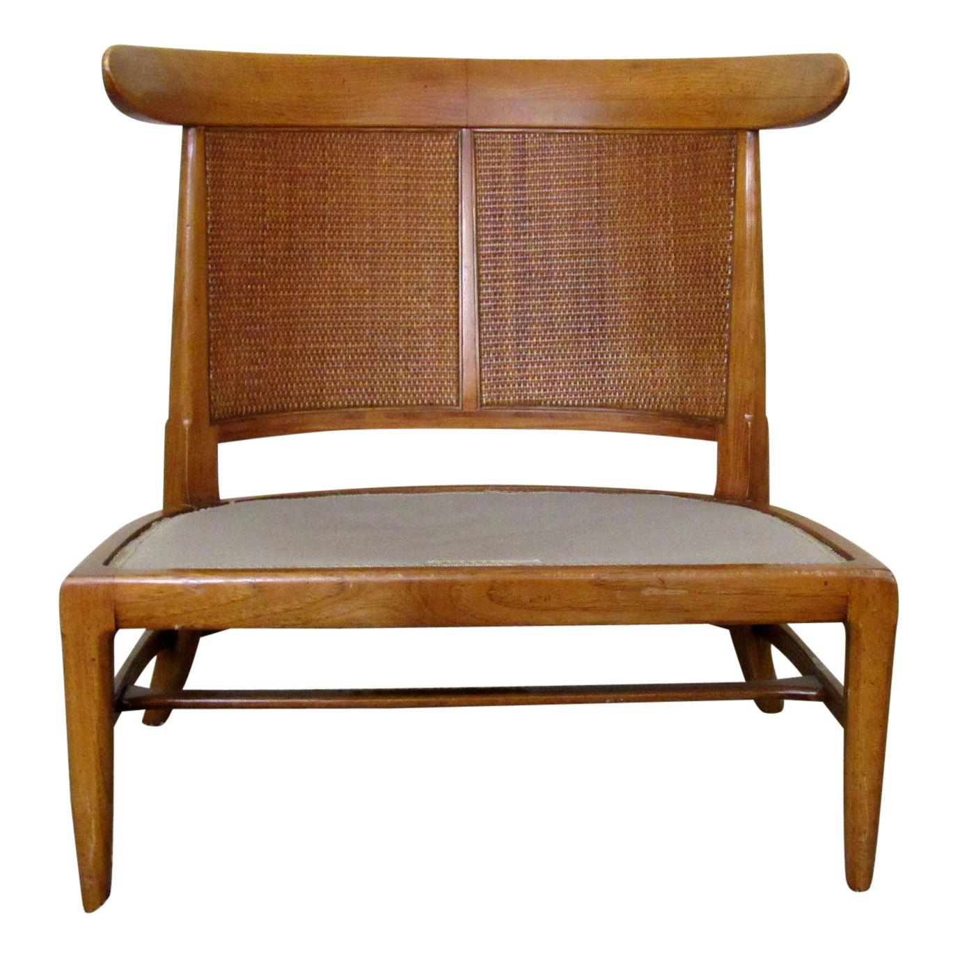 Upholstery Four Midcentury Tomlinson Sophisticate Slipper Chairs, circa 1956 For Sale