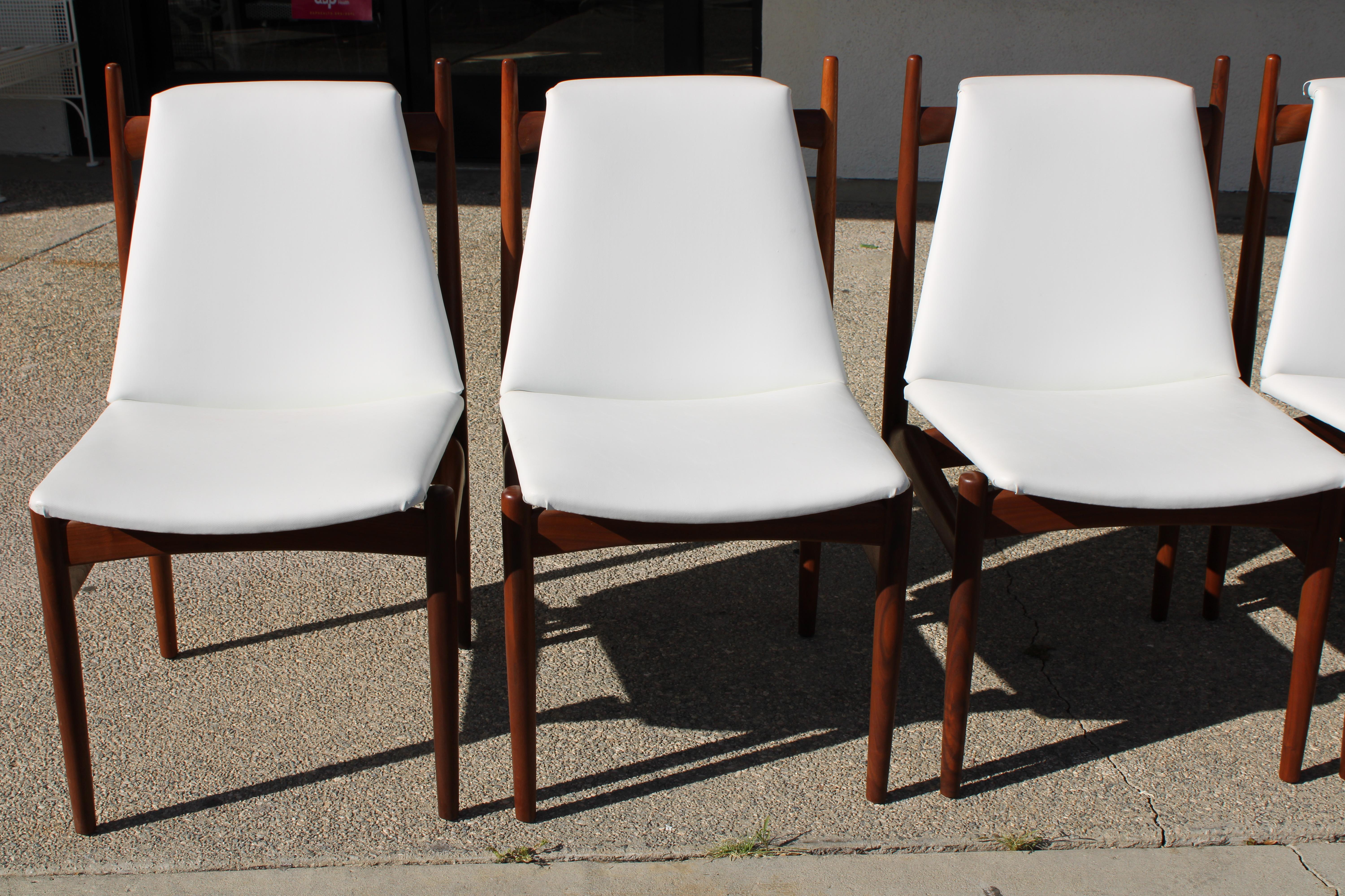 Mid-Century Modern Four Dining Chairs Attributed to Greta Grossman for Glenn of California