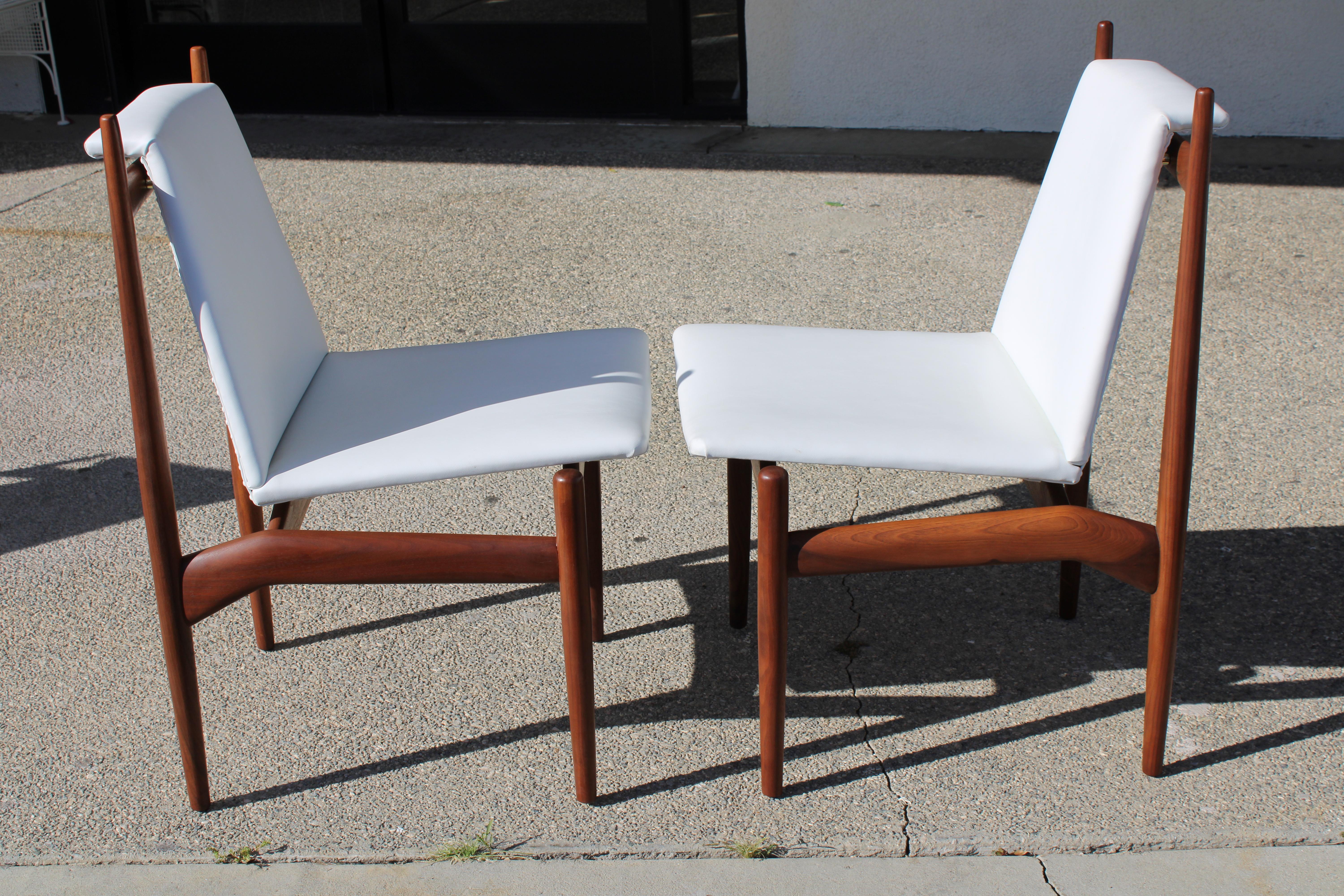 American Four Dining Chairs Attributed to Greta Grossman for Glenn of California