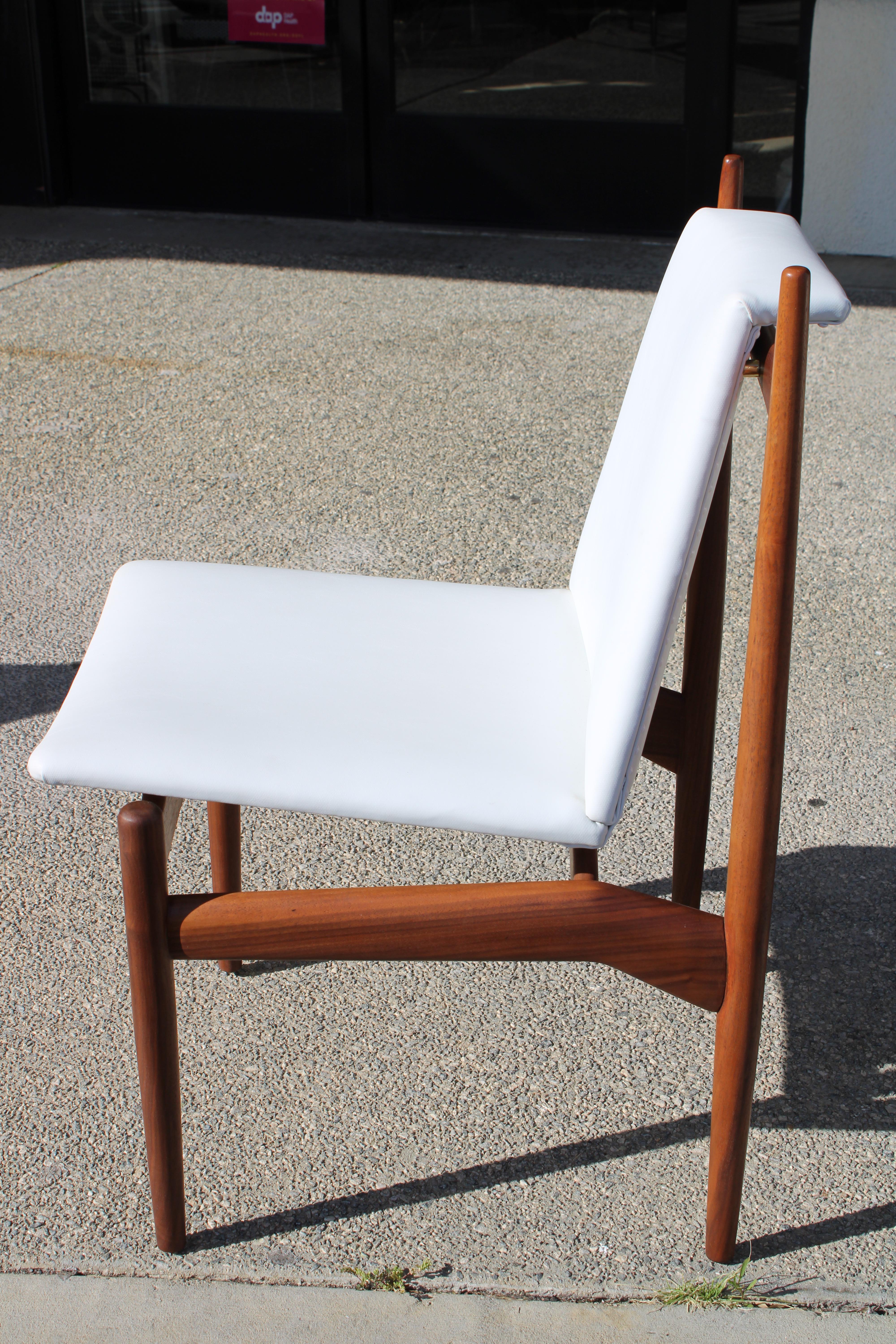 Four Dining Chairs Attributed to Greta Grossman for Glenn of California In Good Condition In Palm Springs, CA