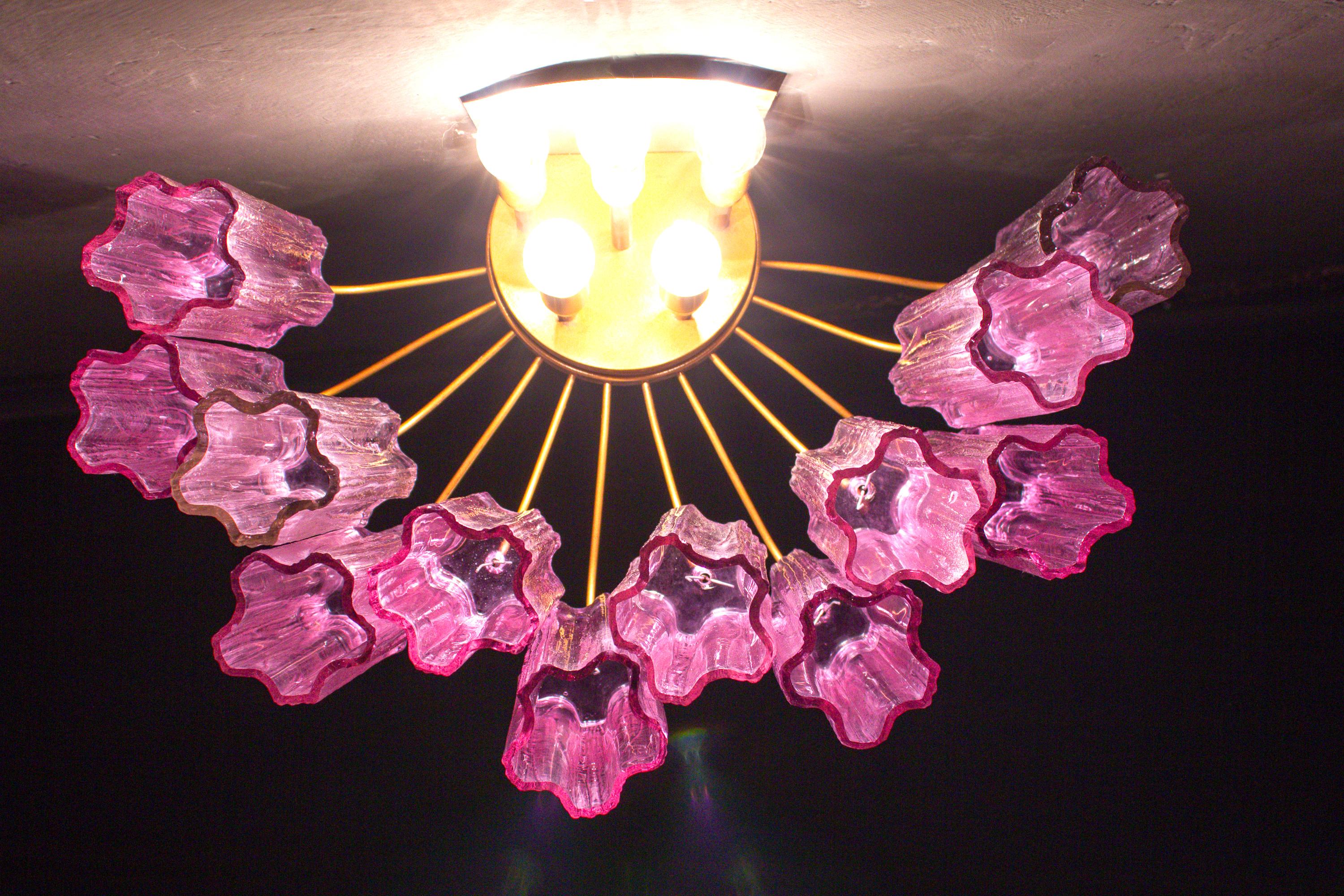 Bollos de cristal de Murano de colores de mediados de siglo attr. Toni Zuccheri para Venini en venta 3
