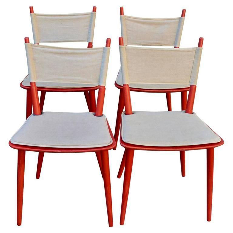 Set of Four Danish Jørgen Bækmark Dining Chairs, Mid-Century Modern In Good Condition In Haddonfield, NJ