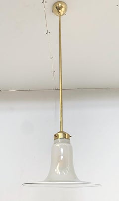 Ciondolo di Murano Latteo - 3 disponibili