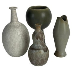 Quattro vasi in miniatura di Gunnar Nylund per Rörstrand - anni '50-'60
