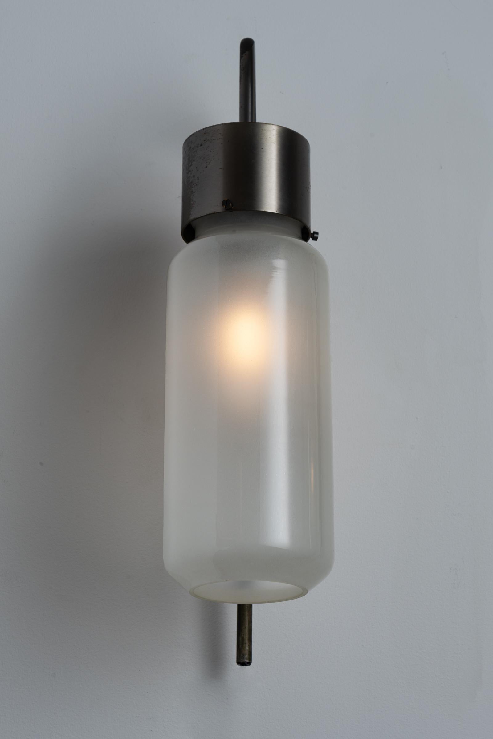 Single Model Lp10 Bidone Wall Light by Luigi Caccia Dominioni for Azucena In Good Condition For Sale In Los Angeles, CA