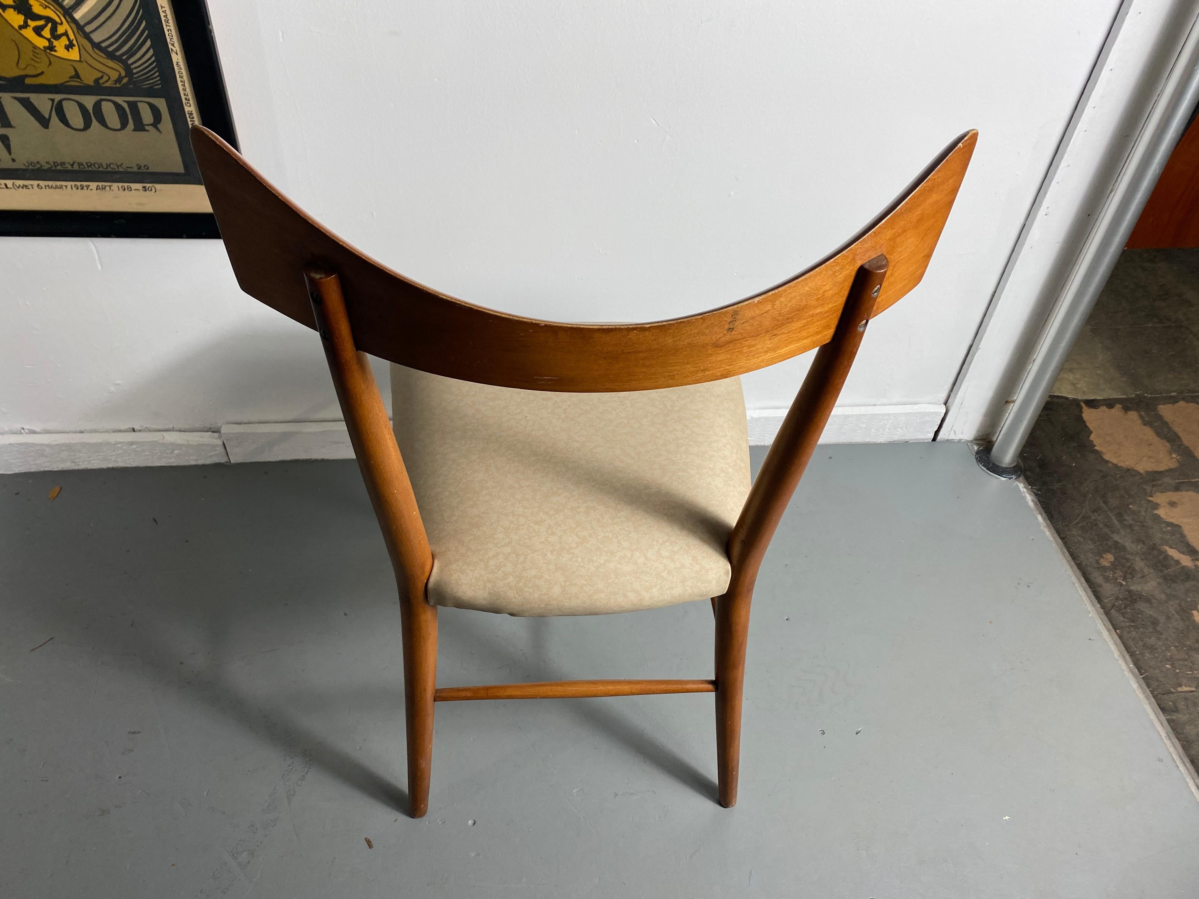 Mid-Century Modern Four Modernist Paul McCobb Winchendon Open Back Dining Chairs