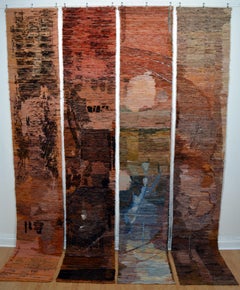 Four Monumental Wall hanging Tapestry by Maria Triller Sweden 1970s