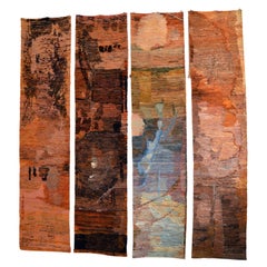 Four Monumental Wall hanging Tapestry by Maria Triller Sweden 1970s