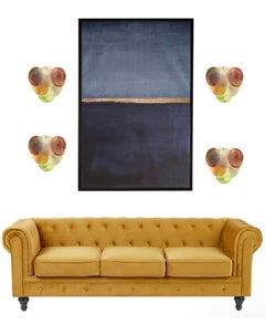 Four Murano Discs Wall Sconces