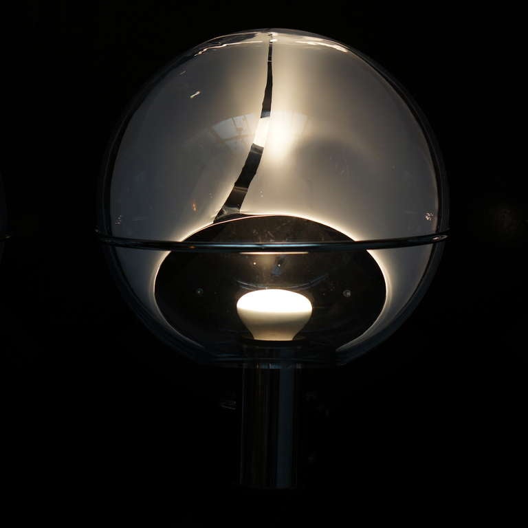 Quattro lampade in vetro di Murano di Toni Zuccheri in vendita 2