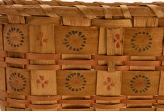 Four Native American Painted Baskets