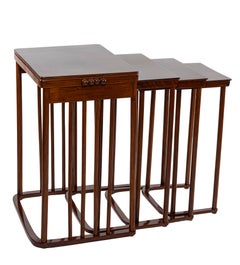 Quattro tavolini Josef Hoffmann J. & J. Kohn 1910 ca.