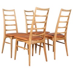 Four Niels Koefoed Dining Chairs, Model "Lis"