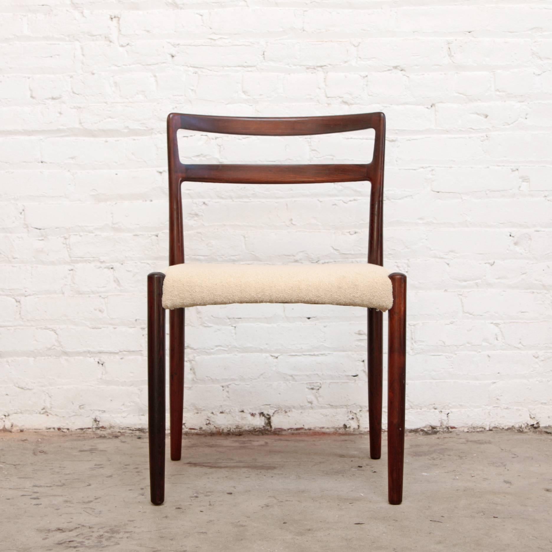 Mid-Century Modern Four Niels Moller Rosewood Dining Chairs