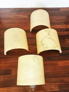 Four of  Alabaster Minimalist Wall Sconces, Spain