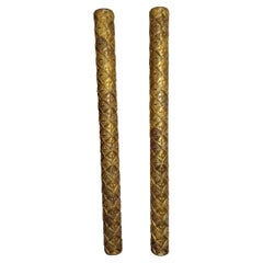 Four ornamental columns, France, circa 1850