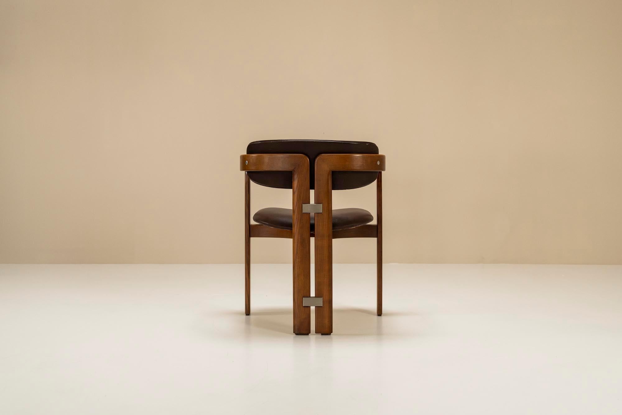 Four “Pamplona” Dining Chairs by Augusto Savini for Pozzi, Italy, 1965 5