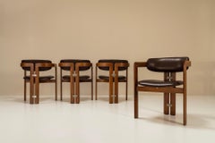 Four “Pamplona” Dining Chairs by Augusto Savini for Pozzi, Italy, 1965