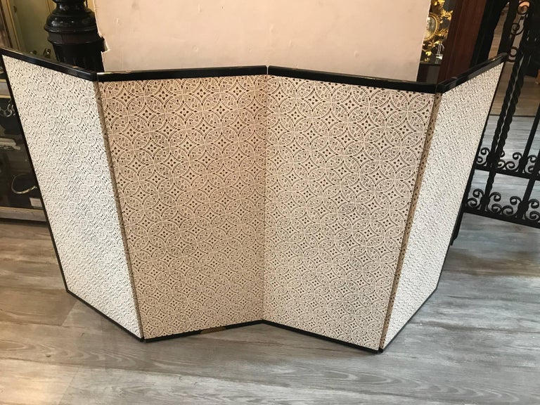Four-Panel Japanese Byobu Screen For Sale at 1stdibs