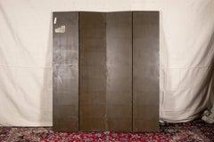 Four-Panel Painted Decorative Floor Screen