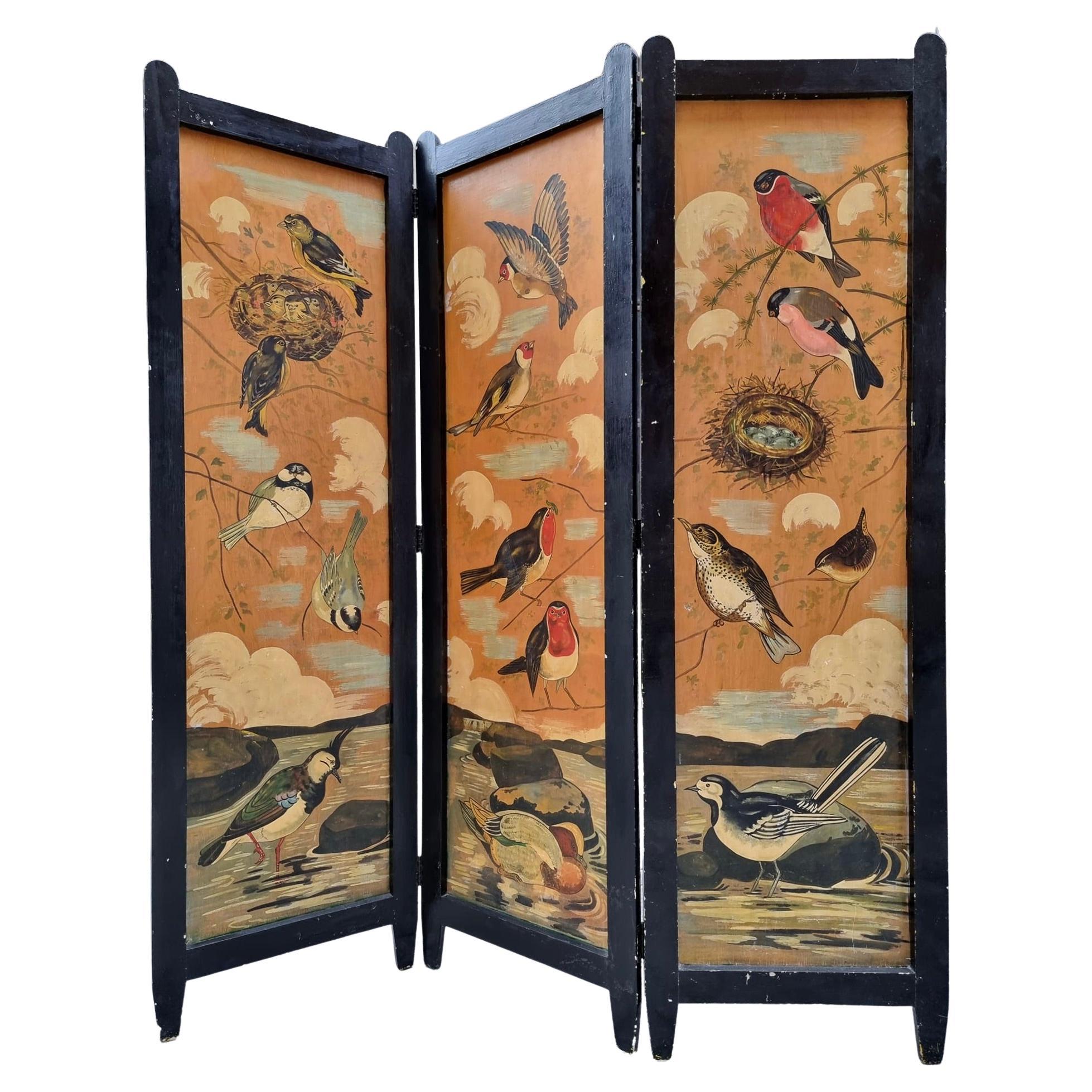 Three Panel  Screen For Sale