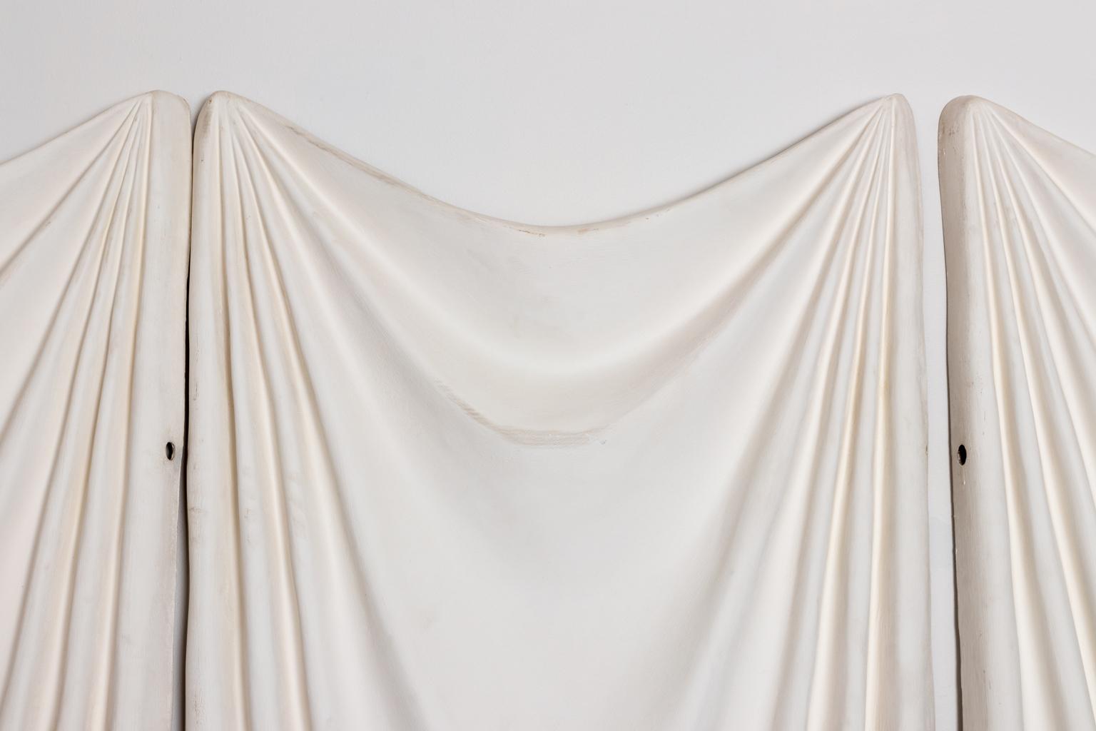 Four Panel Trompe L'oeil Fiberglass Screen by Marc Bankowsky For Sale 4